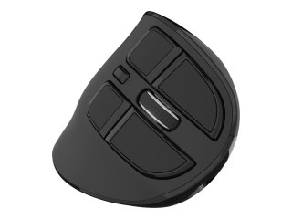 Natec EUPHONIE PRO - Mysz pionowa - ergonomiczna - optyczna - 9 przyciski - bezprzewodowa - 2.4 GHz, Bluetooth 5.0 - odbiornik b