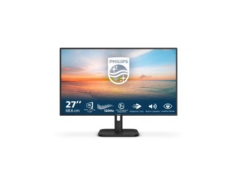 Philips 27E1N1200A - 1000 Series - monitor LED - 27" - 1920 x 1080 Full HD (1080p) @ 120 Hz - IPS - 300 cd/m² - 1300:1 - 1 ms - 