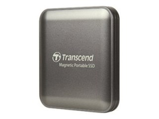 Transcend ESD420 - SSD - 2 TB - zewnętrzny (przenośne) - USB 3.2 Gen 2x2 (USB-C złącze) - żelazowo-szary