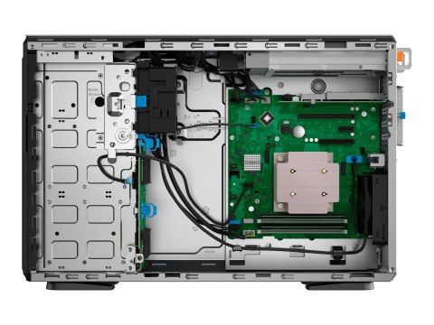 Dell PowerEdge T360 - Serwer - wieża pojedynczy - 1 x Xeon 6353P / do 5.4 GHz - RAM 32 GB - SAS - wymiana podczas pracy 3,5" lic