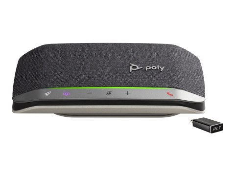 HP Poly Sync 20-M - Zestaw głośnomówiący - Bluetooth - przewodowa, bezprzewodowa - USB-A, USB-C - czarny - Certyfikat Microsoft 