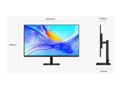 Samsung ViewFinity S8 S37D800UAU - S80UD Series - monitor LED - USB - 37" - 3840 x 2160 UHD @ 60 Hz - VA - 350 cd/m² - 3000:1 - 