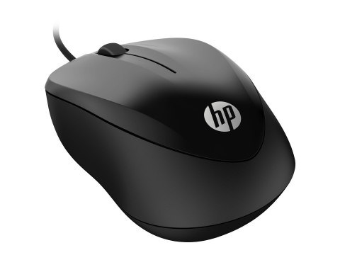 HP 1000 - Mysz - prawo i leworęczna - przewodowa - USB - czarny - dla Pavilion 24, 27, 32, 590, 595, TP01