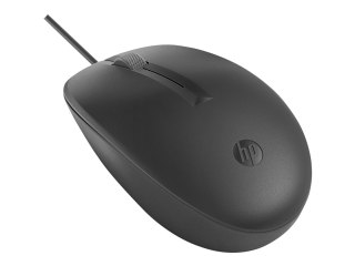 HP 128 - Mysz - laser - przewodowa - czarny (pakiet 120) - dla HP 245 G9, 25X G9; Elite Mobile Thin Client mt645 G7; Laptop 15; 