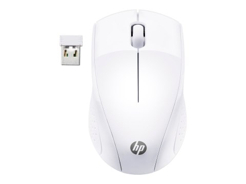 HP 220 - Mysz - 3 przyciski - bezprzewodowa - 2.4 GHz - odbiornik bezprzewodowy USB - śnieżnibiały - CTO - dla HP 27; ENVY Lapto