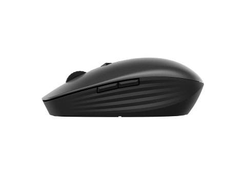 HP 710 - Mysz - z akumulatorem - 7 przyciski - bezprzewodowa - Bluetooth 5.3, 2.4 GHz - odbiornik bezprzewodowy USB - czarny