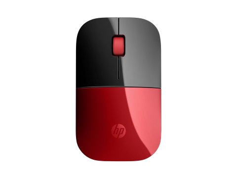 HP Z3700 - Mysz - bezprzewodowa - 2.4 GHz - odbiornik bezprzewodowy USB - czerwony