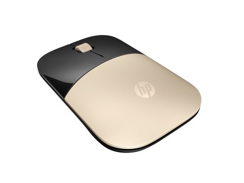 HP Z3700 - Mysz - niebieska dioda LED - bezprzewodowa - 2.4 GHz - odbiornik bezprzewodowy USB - złoty
