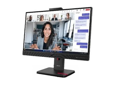 Lenovo ThinkVision T27qd-4v - Monitor LED - 27" - 2560 x 1440 QHD @ 120 Hz - IPS - 350 cd/m² - 1500:1 - 4 ms - HDMI, 2xDisplayPo