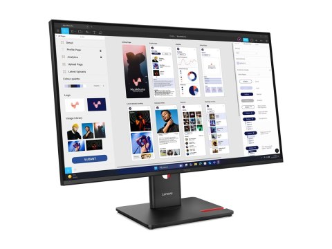 Lenovo ThinkVision T32UD-40 - Monitor LED - 3840 x 2160 4K @ 60 Hz - IPS - 350 cd/m² - 1500:1 - HDR10 - 4 ms - czarne zaćmienie 
