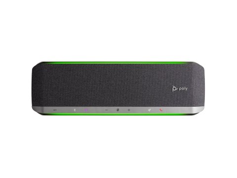 HP Poly Sync 60-M - Zestaw głośnomówiący - Bluetooth - przewodowa, bezprzewodowa - NFC - USB-A, USB-C - srebrny - Certyfikat Mic