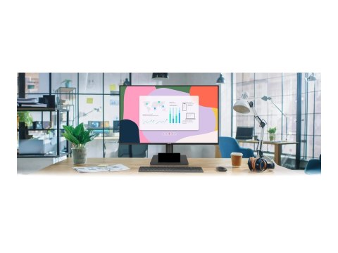 ASUS VA27AQSE - Monitor LED - 27" - 2560 x 1440 QHD @ 75 Hz - IPS - 350 cd/m² - 1000:1 - HDR10 - 1 ms - HDMI, VGA, DisplayPort -