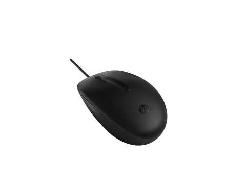 HP 128 - Mysz - laser - przewodowa - czarny