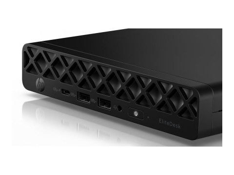 HP EliteDesk 8 G1a - Mini Ryzen 5 Pro 215 / do 4.7 GHz - RAM 16 GB - SSD 512 GB - NVMe, TLC - Radeon 740M - Gigabit Ethernet, IE