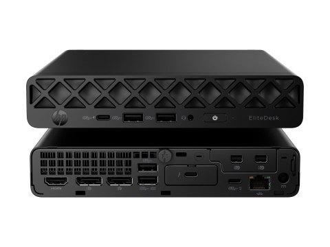 HP EliteDesk 8 G1a - Mini Ryzen 5 Pro 215 / do 4.7 GHz - RAM 16 GB - SSD 512 GB - NVMe, TLC - Radeon 740M - Gigabit Ethernet, IE