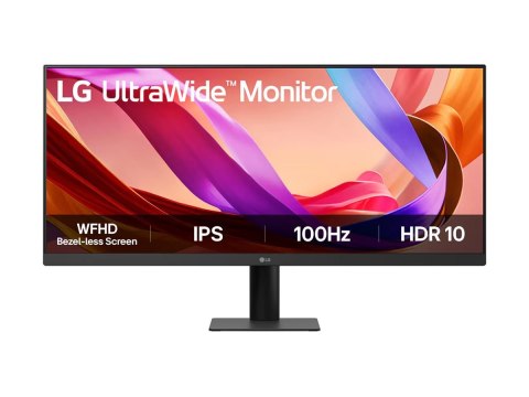 LG UltraWide 29U511A-B - Monitor LED - 29" - 2560 x 1080 UWFHD @ 100 Hz - IPS - 250 cd/m² - 1000:1 - HDR10 - 1 ms - HDMI, Displa