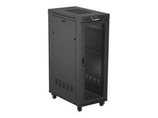Lanberg FF01 series - Stojak - 600 x 1000, pakowane w płaskich paczkach, z drzwiami siatkowymi, LCD - z termostat, wyświetlacz L