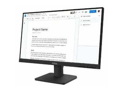 Lenovo ThinkVision S22-4e - Monitor LED - 1920 x 1080 Full HD (1080p) @ 100 Hz - IPS - 250 cd/m² - 1300:1 - 4 ms - HDMI, VGA - k