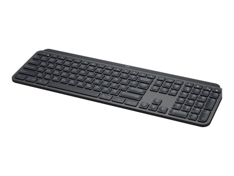 Logitech MX Keys - Klawiatura - podświetlenie - bezprzewodowa - Bluetooth - AZERTY - Francja - grafitowy