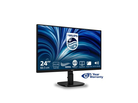 Philips 24B2N2200 - 2000 Series - monitor LED - 24" (23.8" widoczny) - 1920 x 1080 Full HD (1080p) @ 120 Hz - IPS - 1500:1 - HDM