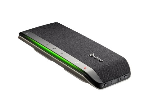 HP Poly Sync 40 - Zestaw głośnomówiący - Bluetooth - bezprzewodowa, przewodowa - srebrny - Certyfikat Zoom