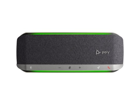 HP Poly Sync 40 - Zestaw głośnomówiący - Bluetooth - bezprzewodowa, przewodowa - srebrny - Certyfikat Zoom