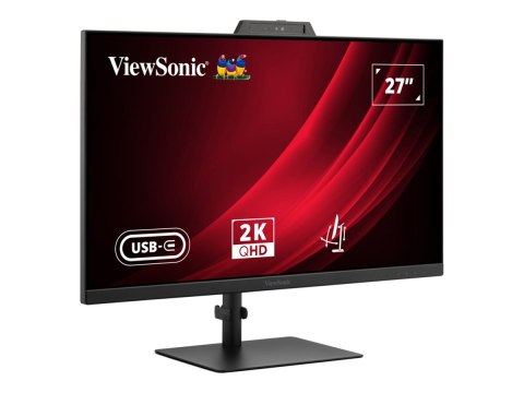 ViewSonic VG2741V-2K - Monitor LED - 27" - 2560 x 1440 QHD @ 120 Hz - IPS - 1500:1 - 4 ms - HDMI, DisplayPort, USB-C - głośnik(i