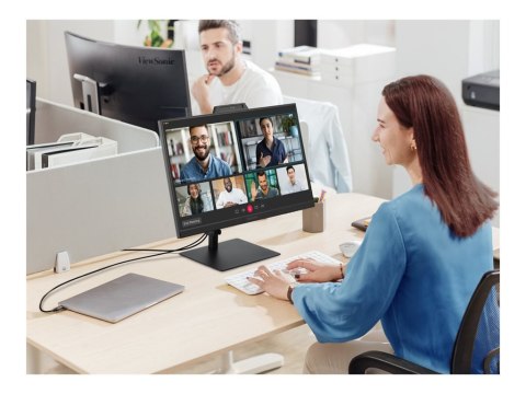 ViewSonic VG2741V-2K - Monitor LED - 27" - 2560 x 1440 QHD @ 120 Hz - IPS - 1500:1 - 4 ms - HDMI, DisplayPort, USB-C - głośnik(i