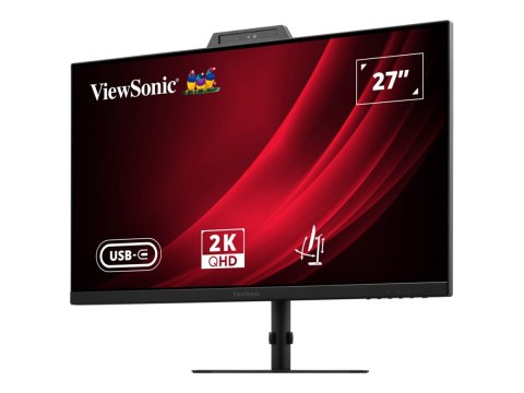 ViewSonic VG2741V-2K - Monitor LED - 27" - 2560 x 1440 QHD @ 120 Hz - IPS - 1500:1 - 4 ms - HDMI, DisplayPort, USB-C - głośnik(i