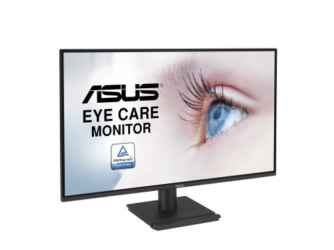 ASUS VA27AQ - Monitor LED - 27" - 2560 x 1440 QHD @ 75 Hz - IPS - 350 cd/m² - 1000:1 - HDR10 - HDMI, VGA, DisplayPort - głośnik(
