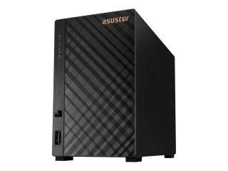 ASUSTOR Drivestor 2 Lite AS1102TL - Serwer NAS - 2 wnęki - SATA 6Gb/s - RAID JBOD, 0, 1 - RAM 1 GB - Gigabit Ethernet - iSCSI ob