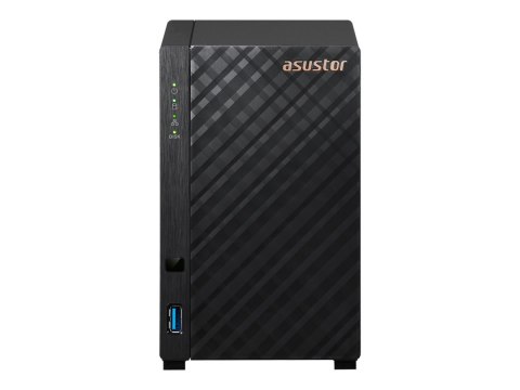 ASUSTOR Drivestor 2 Lite AS1102TL - Serwer NAS - 2 wnęki - SATA 6Gb/s - RAID JBOD, 0, 1 - RAM 1 GB - Gigabit Ethernet - iSCSI ob