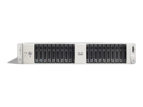 Cisco UCS C245 M8 - Serwer - montowany w stojaku 2U - podwójny - bez CPU - RAM 0 GB - SATA/SAS/NVMe - wymiana podczas pracy 2,5"