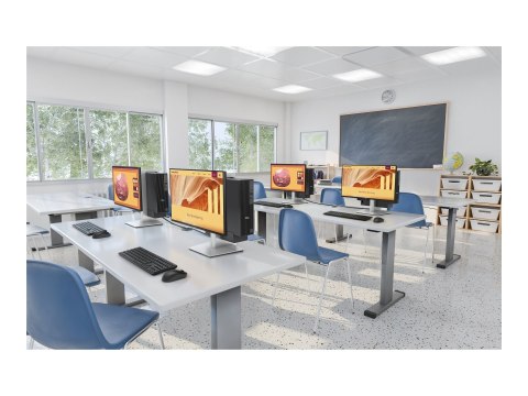 Dell Pro Slim QCS1255 - AI PC - smukły biurkowy Ryzen 5 8600G / do 5 GHz - RAM 16 GB - SSD 512 GB - NVMe - Radeon 760M - Gigabit
