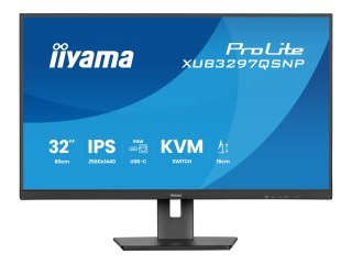 Iiyama ProLite XUB3297QSNP-B1 - Monitor LED - 32" (31.5" widoczny) - 2560 x 1440 QHD @ 100 Hz - IPS - 350 cd/m² - 1000:1 - 1 ms 