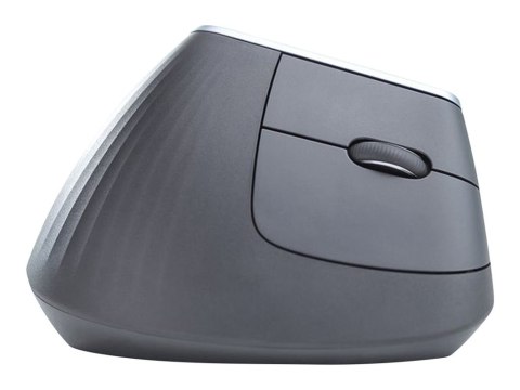 Logitech MX Vertical - Mysz pionowa - ergonomiczna - optyczna - 6 przyciski - bezprzewodowa, przewodowa - Bluetooth, 2.4 GHz - o