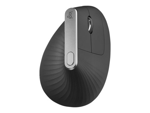 Logitech MX Vertical - Mysz pionowa - ergonomiczna - optyczna - 6 przyciski - bezprzewodowa, przewodowa - Bluetooth, 2.4 GHz - o