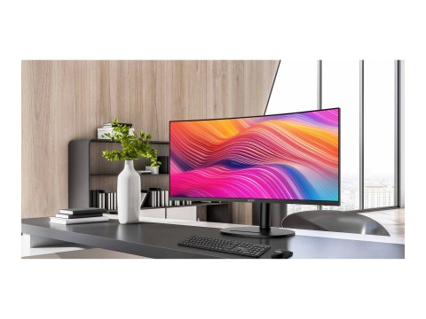 MSI Modern MD342CQP - Monitor LED - zaokrąglony - 34" - 3440 x 1440 UWQHD @ 120 Hz - VA - 300 cd/m² - 3500:1 - 1 ms - 2xHDMI, Di