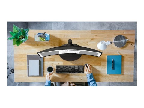 MSI Modern MD342CQP - Monitor LED - zaokrąglony - 34" - 3440 x 1440 UWQHD @ 120 Hz - VA - 300 cd/m² - 3500:1 - 1 ms - 2xHDMI, Di