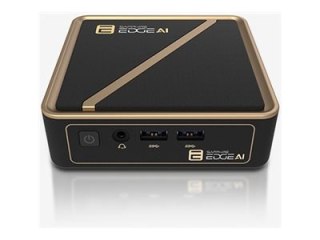 SAPPHIRE Edge AI - Komputer barebone - mini PC 1 x Ryzen AI 9 HX 370 / do 5.1 GHz - RAM 0 GB - Radeon 890M - Gigabit Ethernet, 2