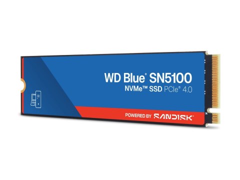 WD Blue SN5100 - SSD - 2 TB - wewnętrzny - M.2 2280 - PCIe 4.0 (NVMe)