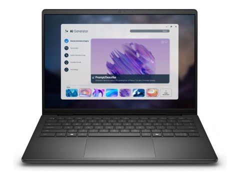 Dell 14 DC14255 - AI PC - AMD Ryzen 5 - 220 / do 4.9 GHz - Win 11 Home - Radeon 740M - 16 GB RAM - 512 GB SSD QLC, Class 25 - 14
