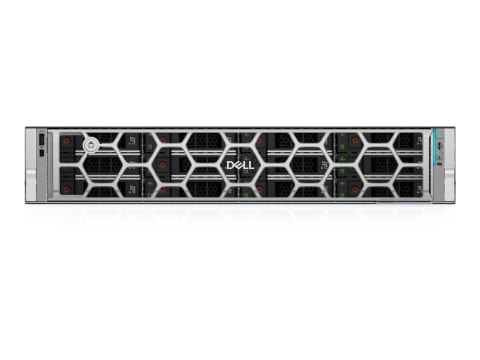 Dell PowerEdge R570 - Serwer - montowany w stojaku 2U - pojedynczy - 1 x Xeon 6511P / do 4.2 GHz - RAM 32 GB - SAS - wymiana pod