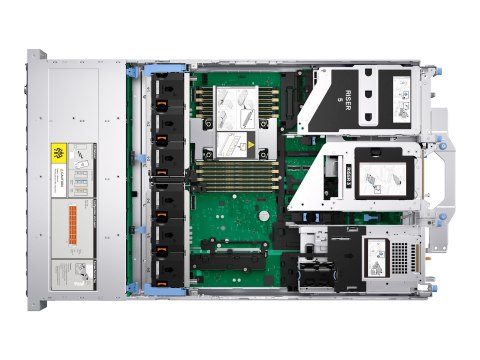 Dell PowerEdge R570 - Serwer - montowany w stojaku 2U - pojedynczy - 1 x Xeon 6511P / do 4.2 GHz - RAM 32 GB - SAS - wymiana pod