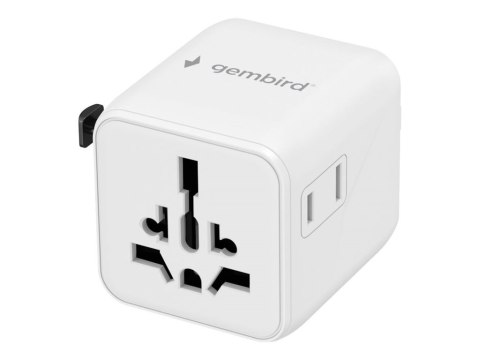 Gembird - Adapter łączówki zasilającej - Typ A, Typ C, Typ G, Typ I (P) do Typ A, Typ B, Typ C, Typ D, Typ E, Typ F, Typ G, Typ 