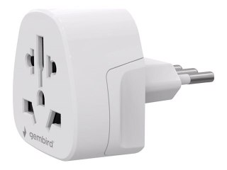 Gembird - Adapter łączówki zasilającej - zasilanie CEI 23-50 (M) do Typ B, Typ F, Typ I (F) - AC 100-250 V - 10 A - Włochy, Cały