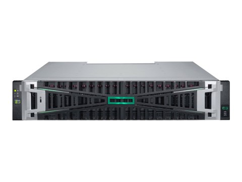 HPE Modular Smart Array 2070 10/25GbE iSCSI SFF Storage - Siatka półprzewodnikowa / macierz dysku twardego - 92 TB - 24 wnęki (S
