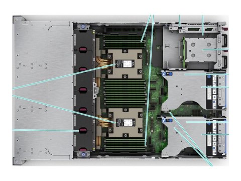 HPE ProLiant DL385 Gen11 - Serwer - montowany w stojaku 2U - podwójny - 1 x EPYC 9115 / do 4.1 GHz - RAM 64 GB - SATA/SAS/NVMe -