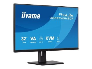 Iiyama ProLite XB3294UHSCP-B1 - Monitor LED - 31.5" - 3840 x 2160 4K @ 60 Hz - VA - 400 cd/m² - 3000:1 - 2 ms - HDMI, DisplayPor