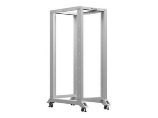 Lanberg - Stojak rama otwarta - 600 x 1000 mm (SxG) - szary, RAL7035 - 32U - 19"